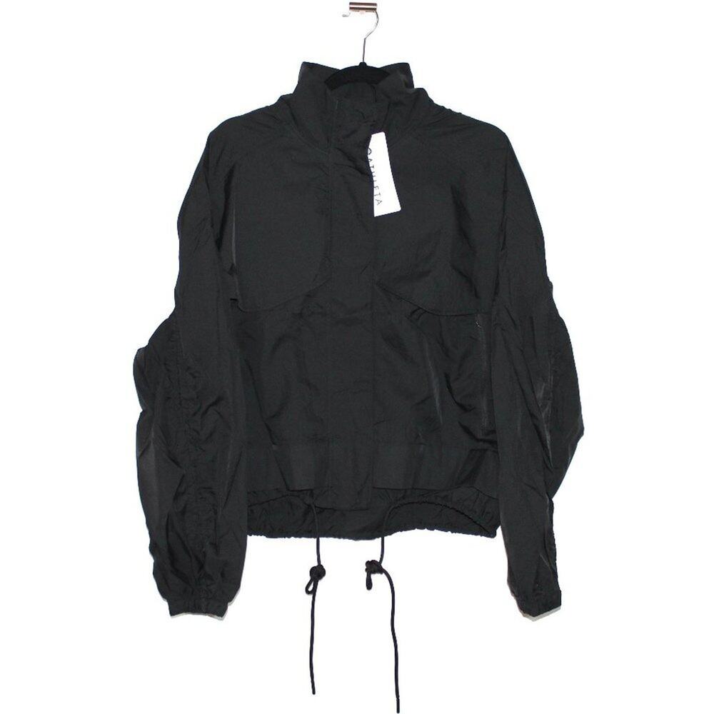 Athleta Canopy Parachute Jacket Short Black Size XL